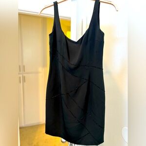 Vintage Lane Davis Beverly Hills Mini Sequin Black DressSize 6